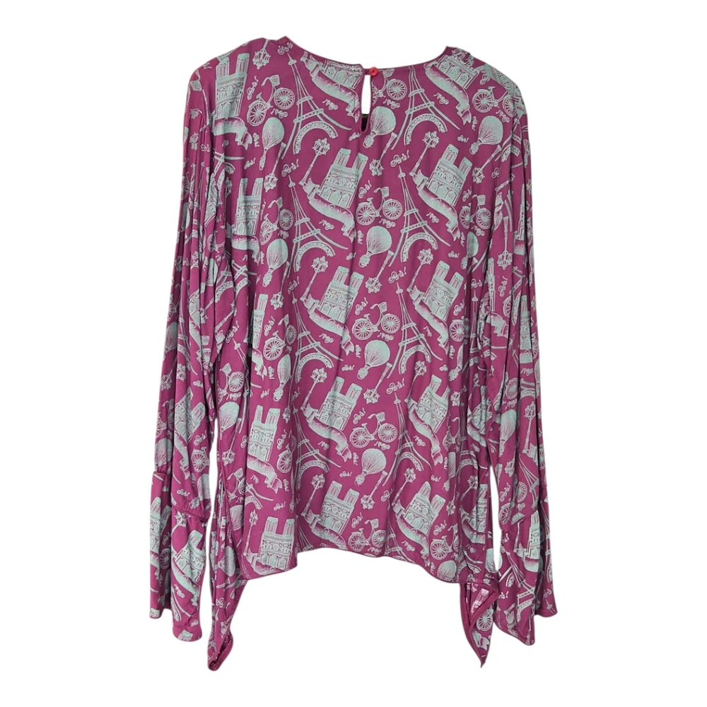 Sacred Threads Rayon Patterned Top - image 2